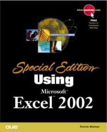 Using Microsoft Excel 2002, Paperback Book Using Microsoft Excel 2002, Paperback Book