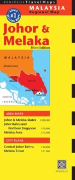 Johor and Melaka Travel Map, Sheet map Book Johor and Melaka Travel Map, Sheet map Book