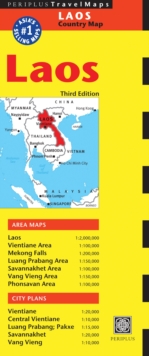 Laos Travel Map, Sheet map, folded Book Laos Travel Map, Sheet map, folded Book