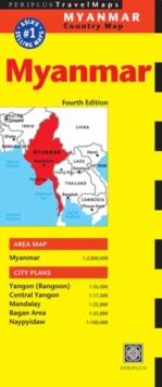 Myanmar Travel Map, Sheet map Book Myanmar Travel Map, Sheet map Book