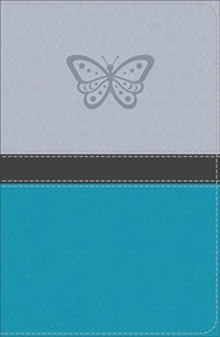 KJV Study Bible for Girls Silver/Teal, Butterfly Design LeatherTouch, Leather / fine binding Book KJV Study Bible for Girls Silver/Teal, Butterfly Design LeatherTouch, Leather / fine binding Book