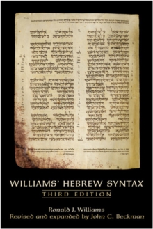 Williams' Hebrew Syntax, Third Edition