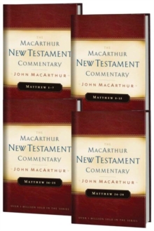 Matthew 1-28 MacArthur New Testament Commentary Four Volume Set, Multiple copy pack Book Matthew 1-28 MacArthur New Testament Commentary Four Volume Set, Multiple copy pack Book