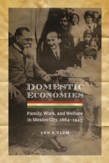 Domestic Economies : Family, Work, and Welfare in Mexico City, 1884-1943