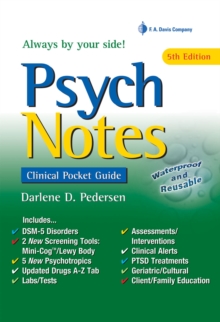 Psychnotes Clinical Pocket Guide 5e, Spiral bound Book Psychnotes Clinical Pocket Guide 5e, Spiral bound Book
