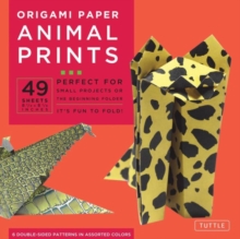 Origami Paper - Animal Prints - 8 1/4" - 49 Sheets : Tuttle Origami Paper: Large Origami Sheets Printed with 6 Different Patterns: Instructions for 6 Projects Included