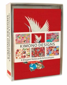 Kimono Note Cards : 6 Blank Note Cards & Envelopes (4 x 6 inch cards in a box)