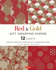 Red and Gold Gift Wrapping Papers : 12 Sheets of High-Quality 18 x 24 inch Wrapping Paper, Paperback / softback Book Red and Gold Gift Wrapping Papers : 12 Sheets of High-Quality 18 x 24 inch Wrapping Paper, Paperback / softback Book