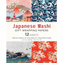 Japanese Washi Gift Wrapping Papers - 12 Sheets : 18 x 24 inch (45 x 61 cm) Wrapping Paper