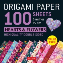 Origami Paper 100 sheets Hearts & Flowers 6" (15 cm) : Tuttle Origami Paper: Double-Sided Origami Sheets Printed with 12 Different Patterns: Instructions for 6 Projects Included