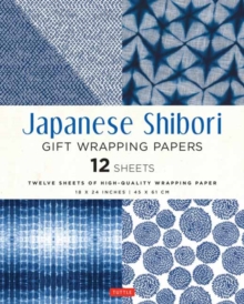 Japanese Shibori Gift Wrapping Papers - 12 Sheets : 18 x 24 inch (45 x 61 cm) Wrapping Paper