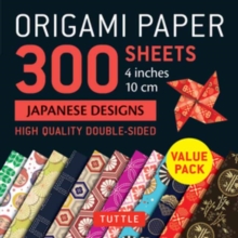 Origami Paper 300 sheets Japanese Designs 4" (10 cm) : Tuttle Origami Paper: Double-Sided Origami Sheets Printed with 12 Different Designs