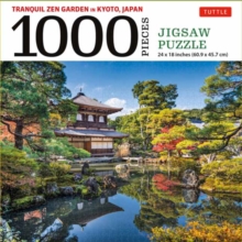 Tranquil Zen Garden in Kyoto Japan- 1000 Piece Jigsaw Puzzle : Ginkaku-ji, Temple of the Silver Pavilion (Finished Size 24 in X 18 in)