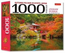 Autumn Foliage in Kyoto, Japan - 1000 Piece Jigsaw Puzzle : for Adults and Families - Finished Puzzle Size 29 x 20 inch (74 x 51 cm); A3 Sized Poster