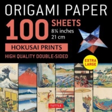 Origami Paper 100 sheets Hokusai Prints 8 1/4" (21 cm) : Extra Large Double-Sided Origami Sheets Printed with 12 Different Prints (Instructions for 5 Projects Included)