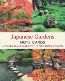 Japanese Gardens, 16 Note Cards : 16 Different Blank Cards with Envelopes in a Keepsake Box!