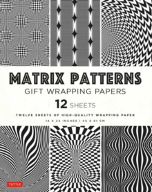 Matrix Patterns Gift Wrapping Papers - 12 sheets : 18 x 24 inch (45 x 61 cm) Wrapping Paper