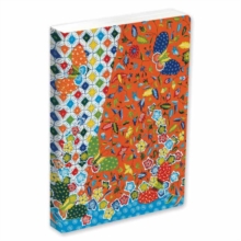 Journal Modern Batik Kawung Butterflies, Lined Paperback : Blank Lined 144 Page A5 Notebook