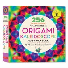 Origami Kaleidoscope Paper Pack Book : 256 Double-Sided Folding Sheets (Includes Instructions for 8 Models)