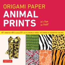 Origami Paper - Animal Prints - 8 1/4" - 49 Sheets : Tuttle Origami Paper: Large Origami Sheets Printed with 6 Different Patterns: Instructions for 6 Projects Included