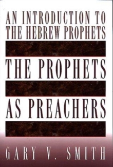 An Intro to the Hebrew Prophets, Book Book An Intro to the Hebrew Prophets, Book Book