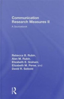 Communication Research Measures II : A Sourcebook, Hardback Book Communication Research Measures II : A Sourcebook, Hardback Book