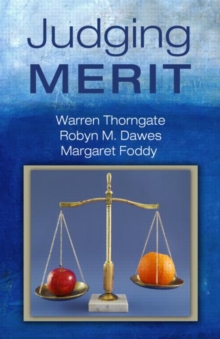 Judging Merit, Hardback Book Judging Merit, Hardback Book