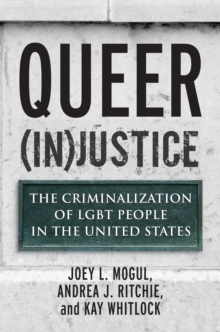 Queer (In)justice, Hardback Book Queer (In)justice, Hardback Book