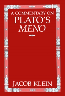 A Commentary on Plato's Meno