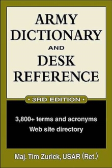 Army Dictionary and Desk Reference, Paperback Book Army Dictionary and Desk Reference, Paperback Book