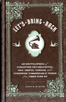 Lets Bring Back, Hardback Book Lets Bring Back, Hardback Book