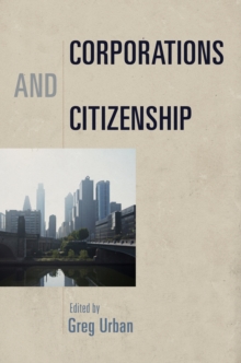 Corporations and Citizenship, Hardback Book Corporations and Citizenship, Hardback Book