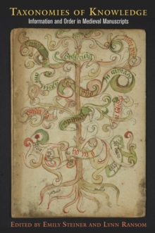 Taxonomies of Knowledge : Information and Order in Medieval Manuscripts, Hardback Book Taxonomies of Knowledge : Information and Order in Medieval Manuscripts, Hardback Book