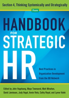 Handbook for Strategic HR - Section 4 : Thinking Systematically and Strategically