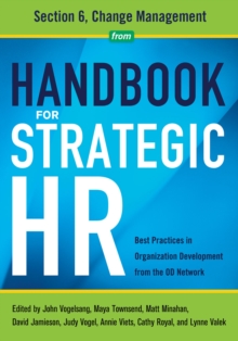 Handbook for Strategic HR - Section 6 : Change Management