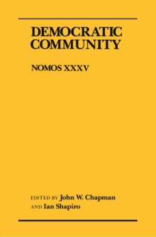 Democratic Community : Nomos XXXV