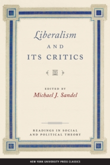 Liberalism and Its Critics