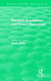 : Maritime Boundaries and Ocean Resources (1987), Hardback Book : Maritime Boundaries and Ocean Resources (1987), Hardback Book
