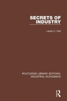 Secrets of Industry, Paperback / softback Book Secrets of Industry, Paperback / softback Book