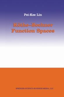 Kothe-Bochner Function Spaces