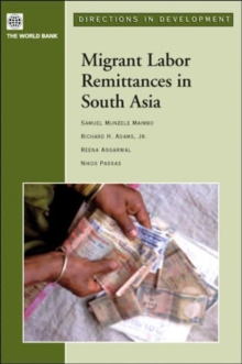Migrant Labor Remittances in South Asia, Hardback Book Migrant Labor Remittances in South Asia, Hardback Book