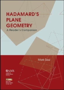 Hadamard's Plane Geometry : A Reader's Companion, Hardback Book Hadamard's Plane Geometry : A Reader's Companion, Hardback Book
