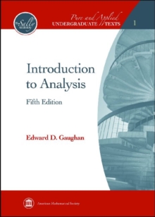 Introduction to Analysis, Hardback Book Introduction to Analysis, Hardback Book