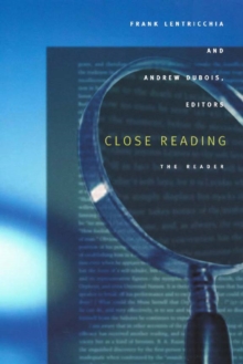 Close Reading : The Reader