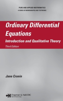 Ordinary Differential Equations : Introduction and Qualitative Theory, Third Edition, Hardback Book Ordinary Differential Equations : Introduction and Qualitative Theory, Third Edition, Hardback Book