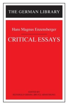 Critical Essays, Paperback / softback Book Critical Essays, Paperback / softback Book