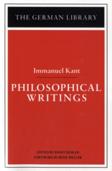 Philosophical Writings, Paperback / softback Book Philosophical Writings, Paperback / softback Book