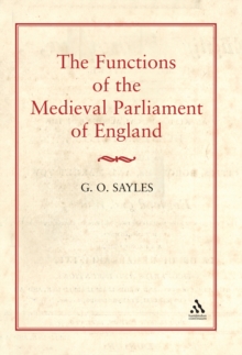 Functions of the Medieval Parliament of England