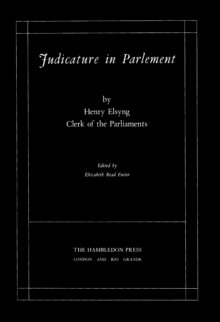 Judicature in Parlement