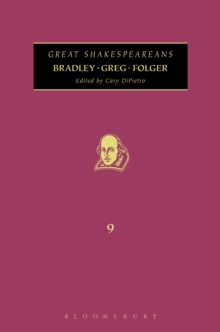 Bradley, Greg, Folger : Great Shakespeareans, Hardback Book Bradley, Greg, Folger : Great Shakespeareans, Hardback Book